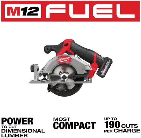 Milwaukee M12 FUEL 5-3/8 Inch Circular Saw Kit in Saudi Arabia