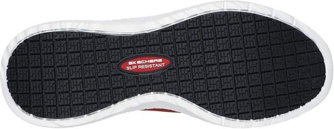 Skechers - Womens Work: Squad Chaos Sr - Jasul سهل الارتداء، اللون أحمر، المقاس: 10 M US in Saudi Arabia