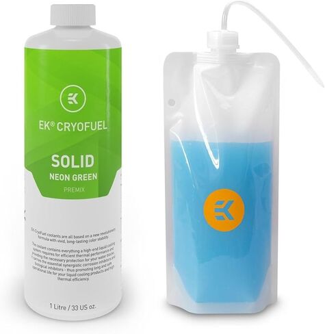 Ekwb ek-cryofuel solid premix precant soodant وزجاجة ملء ek-loop قابلة للطي ، 1000 مل ، قرمزي أحمر in Kuwait