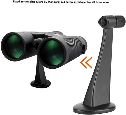 Binocular Tripod Mount, Metal Adapter Bracket with Anti-Slip Base & 1/4 Inch Screw for Binoculars, Spotting Scopes, Bird Watching, Hunting, Travel(2 Pack) in Saudi Arabia