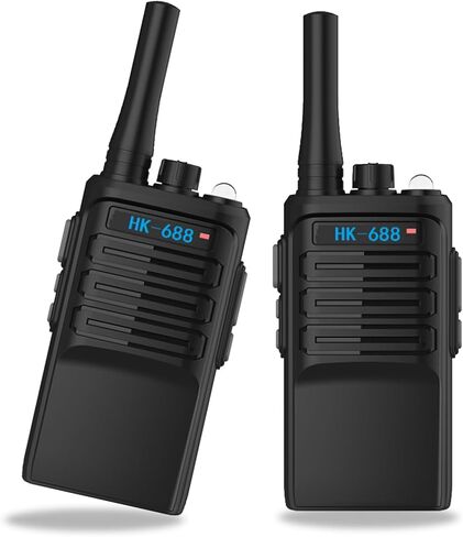 2 Pcs Walkie Talkies for Kids Rechargeable 3 KM Handheld Walkie Talkies Long Range with NOAA, 22 Channel, 2 Way Radio Party Gifts for 3-18 Year Old Girls Boys Outside Adventure Camping Hiking in Kuwait