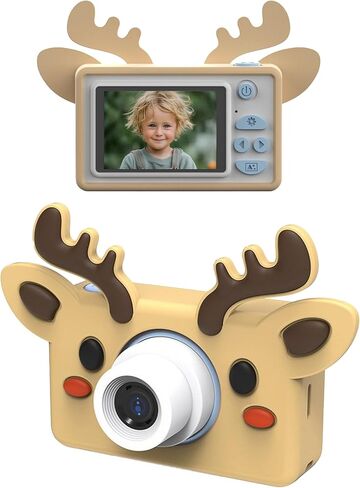 Children’s Digital Camera Cute Toy for Boys and Girls Birthday Gift Includes MicroSD Card Perfect for Young Photographers in Saudi Arabia