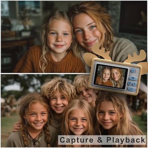 Children’s Digital Camera Cute Toy for Boys and Girls Birthday Gift Includes MicroSD Card Perfect for Young Photographers in Saudi Arabia