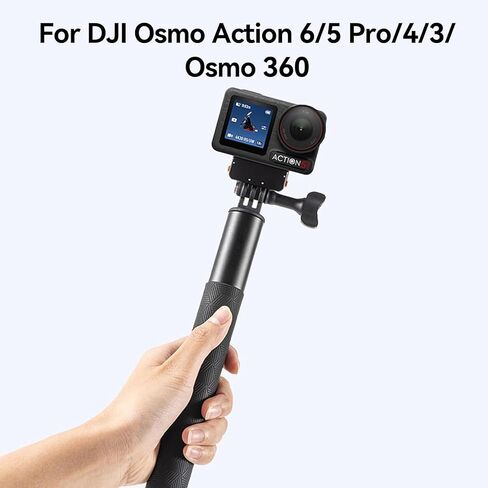 DJI Magnetic Quick Release Adapter Mount Osmo Action 6/Action 5 Pro/Action 4/Action 3/Osmo 360, Magnetic Mount Adapter for Extension Attachable Tripod, Extension Base Bracket with 1/4" Adapter in Saudi Arabia