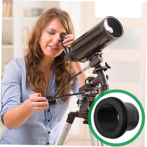 2 قطعة 1.25 بوصة معدن T محول تلسكوب جبل محول الفولاذ المقاوم للصدأ حامل العدسة لكاميرا DSLR التصوير الفوتوغرافي تلسكوب فلكي الملحقات in Kuwait