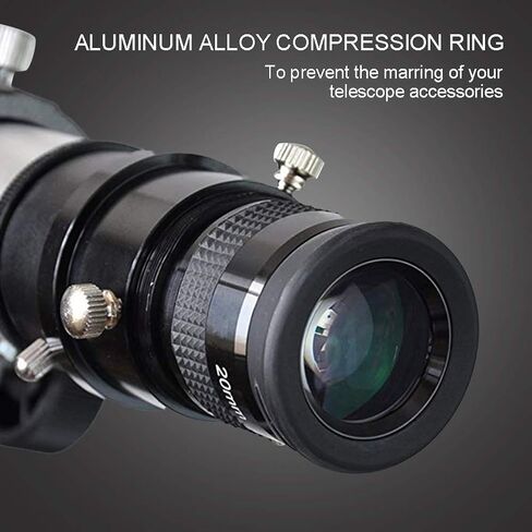 محول تلسكوب M42x0.75 إلى 1.25 بوصة، حلقات ضغط من سبائك الألومنيوم، ملحقات تلسكوب للتصوير الفلكي أو المراقبة البصرية in Saudi Arabia