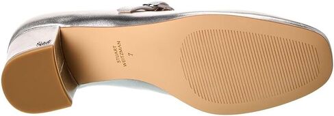 Stuart Weitzman Louise 50 Block Leather Mary Jane Pump in Saudi Arabia