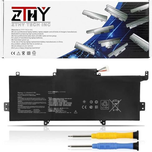 ZTHY C42N2008 استبدال بطارية الكمبيوتر المحمول لـ ASUS ZENBOOK PRO DUO 15 OLED UX582 UX582L UX582LR UX582HM UX582HS UX582ZM UX582ZW UX582LR-H2002R UX582LR-BP1979R UX582LR-H2017T 15.48V 92WH in Saudi Arabia