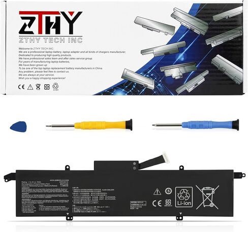 ZTHY C42N2008 استبدال بطارية الكمبيوتر المحمول لـ ASUS ZENBOOK PRO DUO 15 OLED UX582 UX582L UX582LR UX582HM UX582HS UX582ZM UX582ZW UX582LR-H2002R UX582LR-BP1979R UX582LR-H2017T 15.48V 92WH in Saudi Arabia
