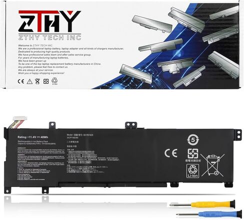 ZTHY C42N2008 استبدال بطارية الكمبيوتر المحمول لـ ASUS ZENBOOK PRO DUO 15 OLED UX582 UX582L UX582LR UX582HM UX582HS UX582ZM UX582ZW UX582LR-H2002R UX582LR-BP1979R UX582LR-H2017T 15.48V 92WH in Saudi Arabia
