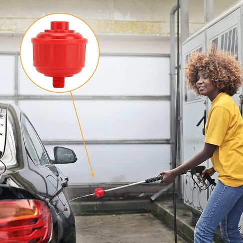فلتر هواء للاستعمال مرة واحدة، 10 قطع من مرشحات مياه الهواء الصغيرة للاستعمال مرة واحدة، فلتر رذاذ أحمر للاستعمال مرة واحدة لبنادق الرش وأدوات الهواء، ملحقات ضاغط الهواء in Kuwait