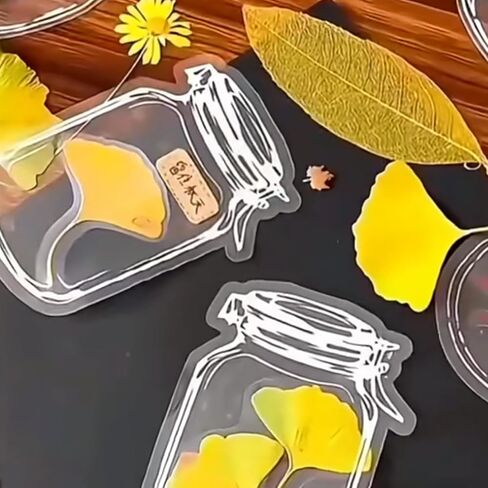 520 Mini مضغوط الزهور المجففة لحرف الراتنج مع 5 أفلام لامعة شفافة - زهور صغيرة كبيرة للإشارات المرجعية والمجوهرات والشموع وملحقات راتنجات الإيبوكسي DIY in Saudi Arabia