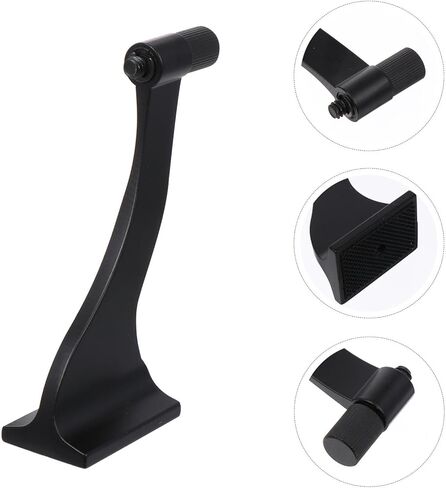 VANZACK Binocular Tripod Adapter Mount for Bird Watching Outdoor Use 1/4 Inch Interface Binocular Accessory with Tripod Bracket Black Compatible in Kuwait
