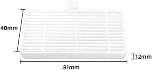10 Pcs Vacuum Filter Replacement Parts Robot Vacuum Accessories, Robot Filter For Manvins for G20 Robot Vacuum Cleaner in Saudi Arabia