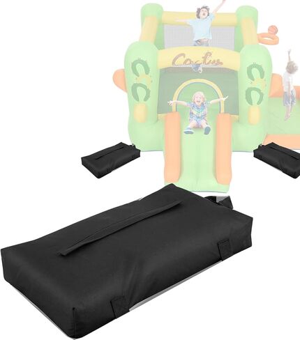 202LBS Sand Bag for Inflatable Bounce House 1456, Indoor Outdoor Sand Bag. Black, 1PCS in Kuwait