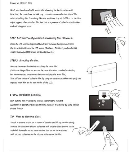 Healingshield AFP Olephobic Premium LCD Screen Protector for Sigma DP3 Merrill in Saudi Arabia