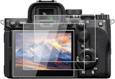 kinokoo Screen Protector for Sony A7V/A7 V/A7R V/A7R5 Camera, 0.25mm 9H Hardness Tempered Glass Film for sony alpah 7V/7R V/A1II/A1M2/A9 III/A9M3 - Anti-Fingerprint & Anti-Scratch (2 Packs) in Saudi Arabia
