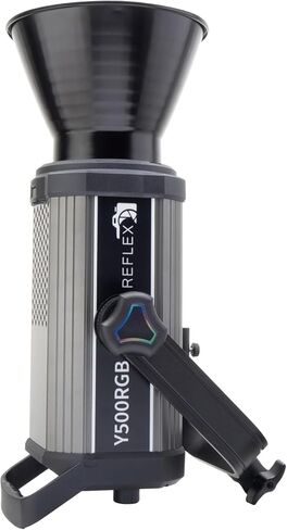 كاميرا REFLEX 100W LED RGB Video Light - COB، 14,000 لومن، طيف الألوان الكامل، 8 مشاهد FX، التحكم في التطبيق، 3200-5600K، 97 CRI، مثالية للتصوير بالفيديو/التصوير الفوتوغرافي بالإضاءة المستمرة in Kuwait