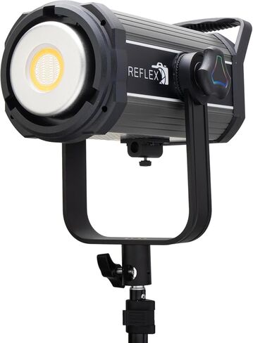 كاميرا REFLEX 100W LED RGB Video Light - COB، 14,000 لومن، طيف الألوان الكامل، 8 مشاهد FX، التحكم في التطبيق، 3200-5600K، 97 CRI، مثالية للتصوير بالفيديو/التصوير الفوتوغرافي بالإضاءة المستمرة in Kuwait