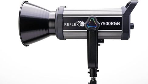 كاميرا REFLEX 100W LED RGB Video Light - COB، 14,000 لومن، طيف الألوان الكامل، 8 مشاهد FX، التحكم في التطبيق، 3200-5600K، 97 CRI، مثالية للتصوير بالفيديو/التصوير الفوتوغرافي بالإضاءة المستمرة in Kuwait