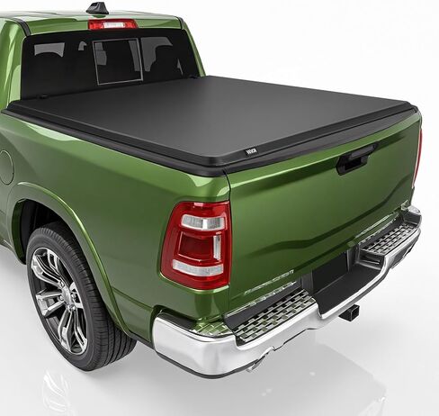 VEVOR Retractable Tonneau Cover, 5.7 ft Hard Retractable Tonneau Cover with Built-in Drainage Pipe for 2009-2024 Dodge Ram 1500 Crew Cab, Customized Design with Double-Lock & T-Slot in Saudi Arabia