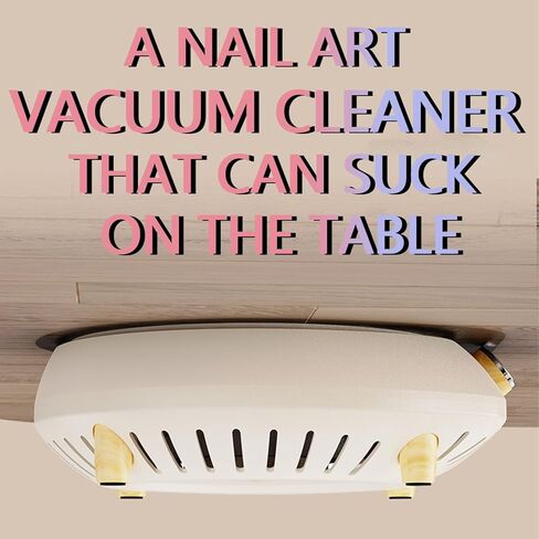 TARSHYRY Nail Dust Collector, 600Pa Quiet & Powerful Vacuum Fan Dust Suction Machine,Compact Vacuum Fan Dust Collector with Replaceable Filter Cotton, for Home and Salon Use in Saudi Arabia