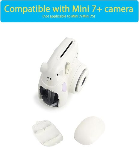 7 Plus Battery Door Cover for Fujifilm Instax Mini 7+ Instant Film Camera - Replacement or Backup in Saudi Arabia