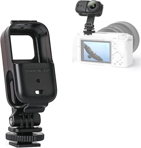 حامل محول حذاء بارد قابل للطي لـ DJI OSMO Nano، حامل OSMO Nano قابل للدوران 360 درجة وقابل للإمالة 180 درجة لإطار القفص/كاميرا DSL، التصوير الأفقي إلى الرأسي in Saudi Arabia