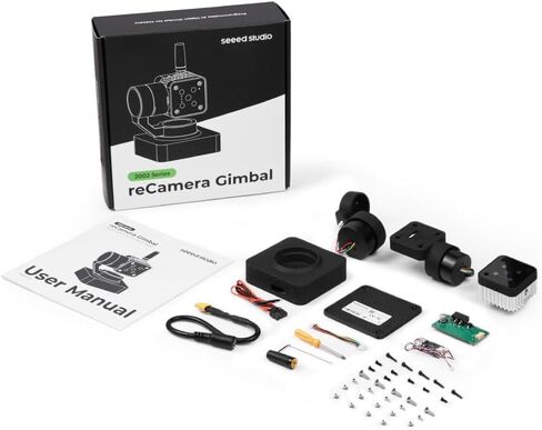 Seeed studio reCamera Gimbal 2002w(64G) - كاميرا تعمل بالذكاء الاصطناعي مع انعراج ودرجة ميل قابلة للتعديل in Kuwait
