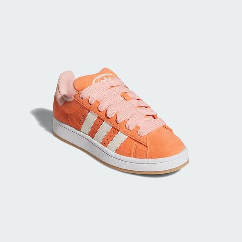 حذاء adidas Campus 00s للسيدات، شبه مرجاني/أبيض عجيب/وردي متوهج، مقاس 9.5 in Saudi Arabia