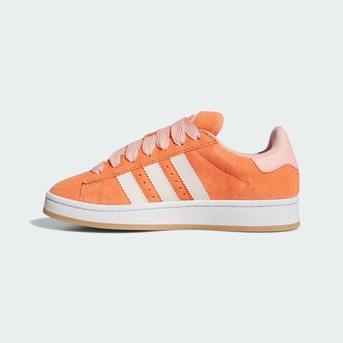 حذاء adidas Campus 00s للسيدات، شبه مرجاني/أبيض عجيب/وردي متوهج، مقاس 9.5 in Saudi Arabia