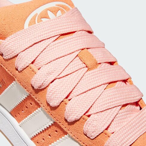حذاء adidas Campus 00s للسيدات، شبه مرجاني/أبيض عجيب/وردي متوهج، مقاس 9.5 in Saudi Arabia
