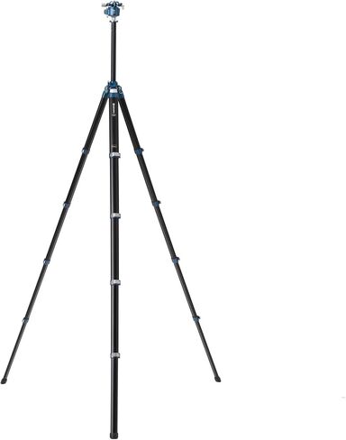 Benro CyanBird Carbon Fiber Tripod Kit – 4-Section Travel Tripod with GX36PT Dual-Pan Ball Head, Arca-Swiss Plate & 39.7 lb Load Capacity for DSLR, Mirrorless & Video Cameras (TCBA25G36PT) in Kuwait