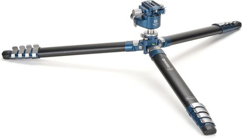 Benro CyanBird Carbon Fiber Tripod Kit – 4-Section Travel Tripod with GX36PT Dual-Pan Ball Head, Arca-Swiss Plate & 39.7 lb Load Capacity for DSLR, Mirrorless & Video Cameras (TCBA25G36PT) in Kuwait