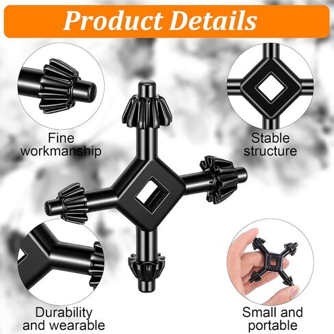 2Pack Drill Press Chuck 4 in 1 Drill Chuck Key 1/4" 3/8" 1/2" 5/8" Sizes Universal Chucks Key, Compatible with Most Drills Press & Power Tool Chucks in Saudi Arabia
