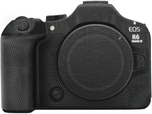 غلاف حماية لكاميرا Canon R6 Mark III (R6 Mark III) — مادة 3M، لمسة نهائية فضية غير لامعة، ملصق كامل للجسم (أزرق دائري) in Saudi Arabia