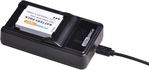 بطارية SLB-10A SLB10A (عبوتان) وشاحن USB LED لكاميرات Samsung EX2F HZ15W SL202 SL420 SL620 SL820 WB150F WB250F WB350F WB750 WB800F WB850F WB1100F الرقمية in Kuwait
