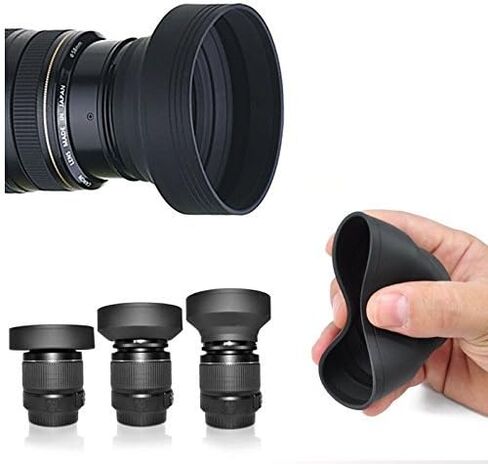 غطاء عدسة ناعم 58 مم لعدسات Canon وOlympus وPentax وSony وSigma وTamron SLR والكاميرات الرقمية وكاميرات الفيديو + قطعة قماش للتنظيف من الألياف الدقيقة in Saudi Arabia
