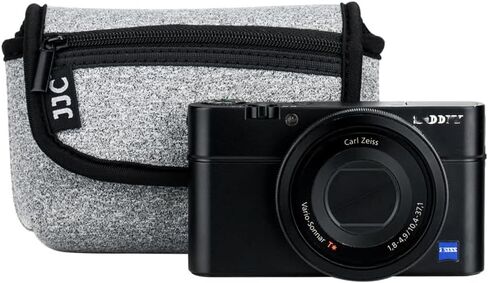 KIWIFOTOS Digital Camera Case for LUMIX ZS99 ZS300 Ricoh GR IV III SX740 G7X Mark III SONY RX100 VI ZV1 II KODAK FZ45 FZ55 H35N Snapic A1 PU Camera Pouch in Saudi Arabia