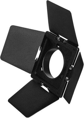 Gugxiom 4 Leaf Baffle لـ YN150S YN150 Ultra، أبواب الحظيرة لإضاءة الفيديو، التحكم في الشعاع القابل للطي لمدونة الفيديو، معدّل الاستوديو المدمج in Kuwait