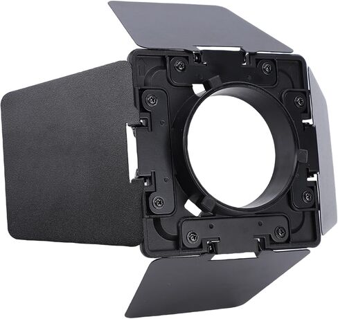 Gugxiom 4 Leaf Baffle لـ YN150S YN150 Ultra، أبواب الحظيرة لإضاءة الفيديو، التحكم في الشعاع القابل للطي لمدونة الفيديو، معدّل الاستوديو المدمج in Kuwait