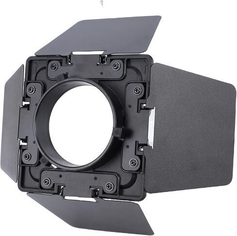 Gugxiom 4 Leaf Baffle لـ YN150S YN150 Ultra، أبواب الحظيرة لإضاءة الفيديو، التحكم في الشعاع القابل للطي لمدونة الفيديو، معدّل الاستوديو المدمج in Kuwait