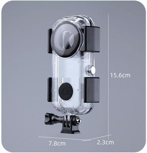 حافظة جديدة مقاومة للماء 40 متر لـ Insta360 ONE X2 صندوق حماية تحت الماء غلاف الغوص 360 ملحقات كاميرا بانورامية in Kuwait