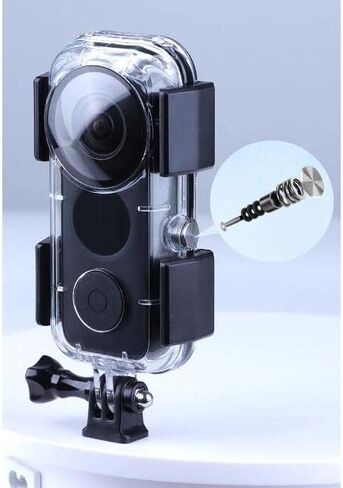 حافظة جديدة مقاومة للماء 40 متر لـ Insta360 ONE X2 صندوق حماية تحت الماء غلاف الغوص 360 ملحقات كاميرا بانورامية in Kuwait