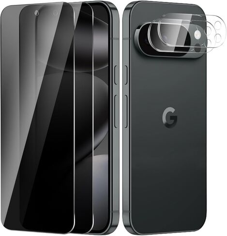 2 حزمة لـ Google Pixel 10 Privacy Screen Protector + 2 Pack Camera Lens Protector ، 9H صلابة مضادة للتجسس ، مقاومة للخدش (Google Pixel 10) in Saudi Arabia