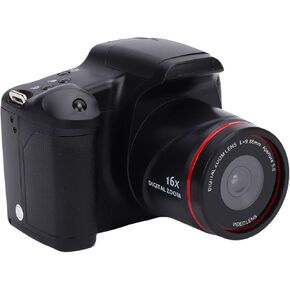 كاميرا Gugxiom DSLR، كاميرا رقمية عالية الدقة 2.4 بوصة 16 ميجابكسل 1080 بيكسل عالية الدقة مع تكبير تلقائي 16x ووضع الجمال، للتصوير الفوتوغرافي لمدونات الفيديو أثناء السفر in Kuwait