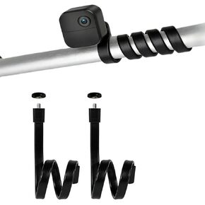 2 Pack 360° Rotation Flexible Gooseneck Mount for Blink Outdoor 4/3rd Gen, Universal 1/4" Screw, No-Drill Tool-Free (Black) in Kuwait