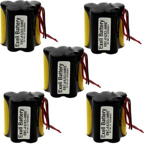 5X 6V 1000mAh NiCD Battery Pack w/ 5" Wires for Search Lighting, Power Tools in Kuwait
