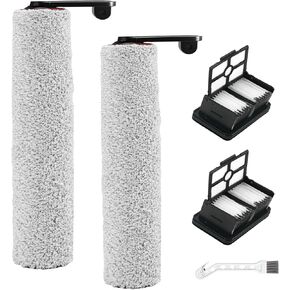 5 عبوات من فلتر H12 Pro وفرشاة دوارة متوافقة مع Dreame H12 Pro، مكنسة كهربائية مزدوجة جافة ورطبة H12، فرشتان دوارتان + 2 مرشحات بديلة + 1 فرشاة تنظيف in Kuwait