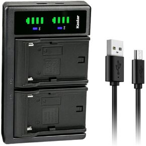 بطارية Kastar NP-F970 وشاحن USB LTD2 متوافق مع كاميرا CCD-TR845 CCD-TR87 CCD-TR8E CCD-TR910 CCD-TR913 CCD-TR917 CCD-TR918 CCD-TR930 CCD-TR940 CCD-TR950 CCD-TR97 CCD-TRT97 in Kuwait